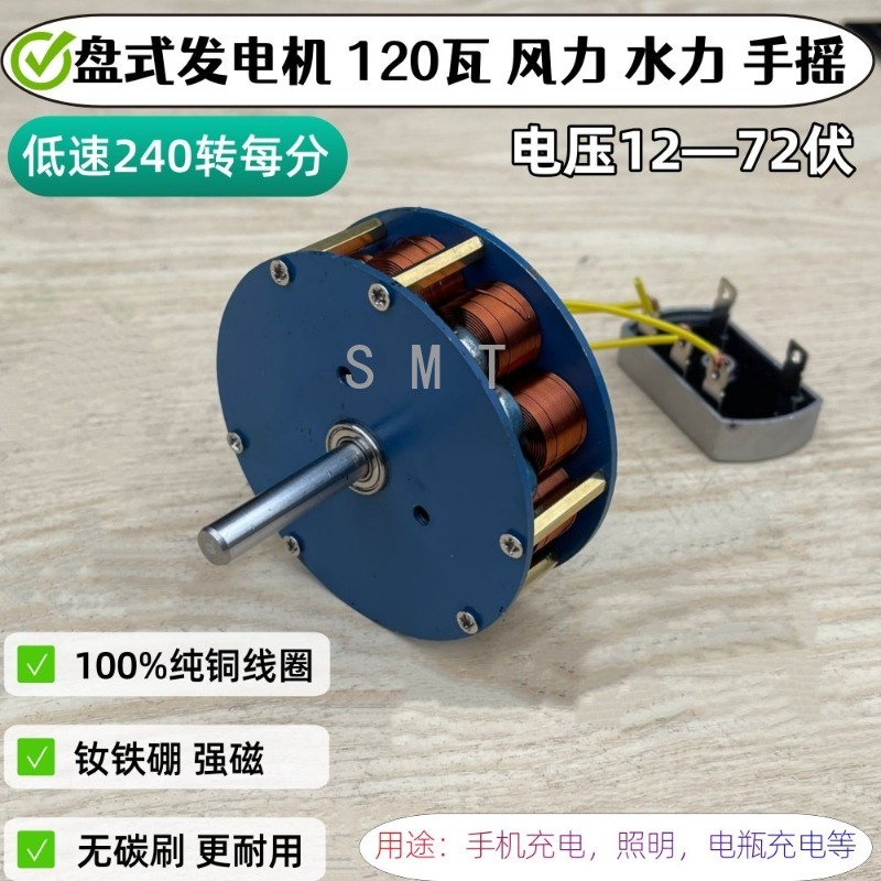 Renewable Energy Is - 유압식 디스크형 철심 발전기 저속풍력 강력자기