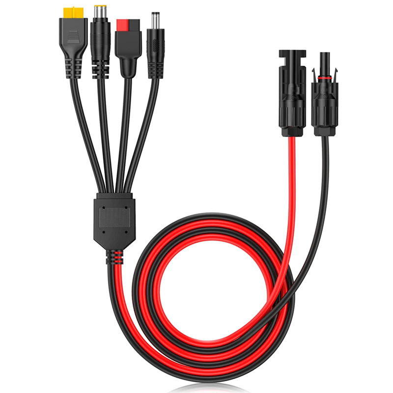Solar Combiner Box - A01F-4-In-1 솔라 패널 커넥터 연장 케이블