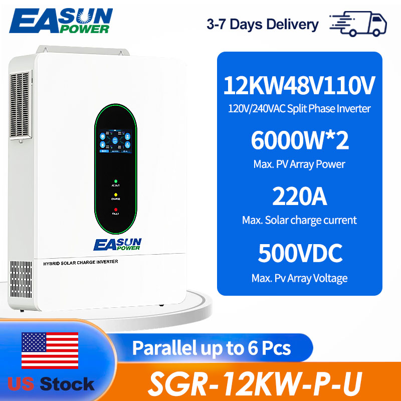 Solar Pump Controller - EASUN US 12KW 12000W 분리형 태양광