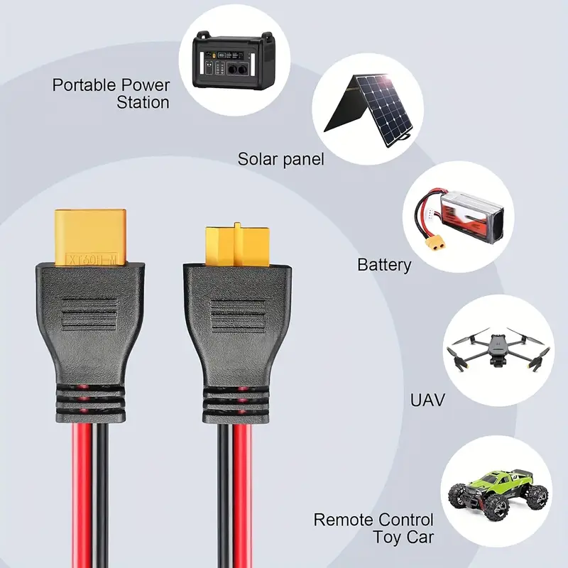 60cm 12AWG XT60 1 암컷-2 수컷 Y형 분 - Solar Combiner Box 리뷰 및 가격