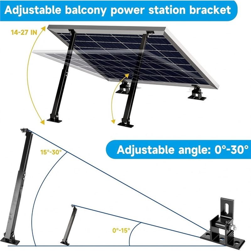 ABHI-조절식 태양광 패널 기울기 조절 마운트 (옥상 - Solar Panel Tilt Mount 리뷰 및 가격