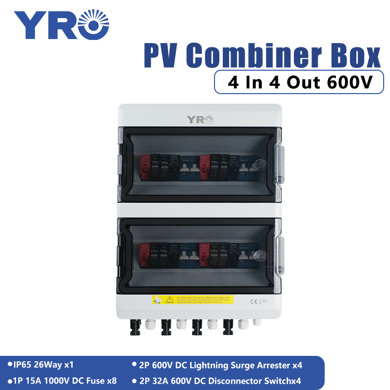 PV 결합기 박스 4 입력 4 출력 DC600V 태양광 - Solar Combiner Box 리뷰 및 가격