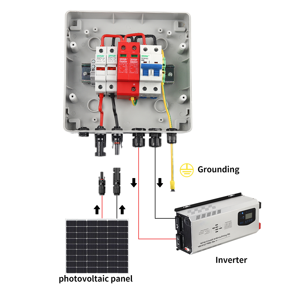 PV 결합 박스 DC 500V 1 입력 1 출력 서지  - Solar Combiner Box 리뷰 및 가격
